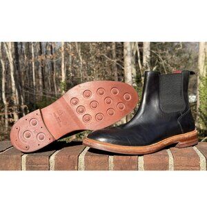 *Rare* Cole Haan Black Slip On Chelsea Boots With Dainite Soles / Mens Size 11.5